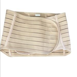 ChongErfei Postpartum Belly Belt Wraps Recovery Beige One Size